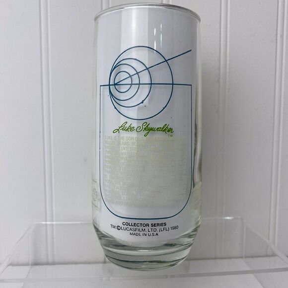 Star Wars: Return Of The Jedi - Luke Skywalker Burger King Glass 1980 Coca-Cola - Picture 4 of 7